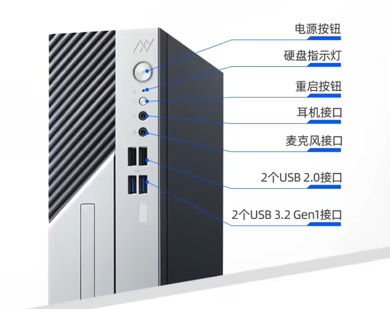 机械师创物者S商务台式机上新：i5-12600HX+16G 到手仅2399元